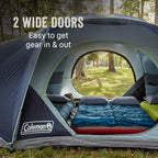 Coleman Skydome Tent Xl, 8/10/12 Person Camping Tent, Blue Nights