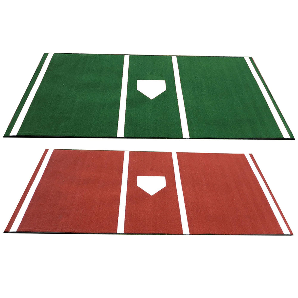 Cimarron Pro 7x12 Home Plate Mat w Inlaid Home Plate  Clay