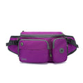 Tudequ Dog Walking Fanny Pack Large Hiking Waist Pack Waist Bag With 2 Hidden Water Bottle Holder For Men Women,Water Resistant 