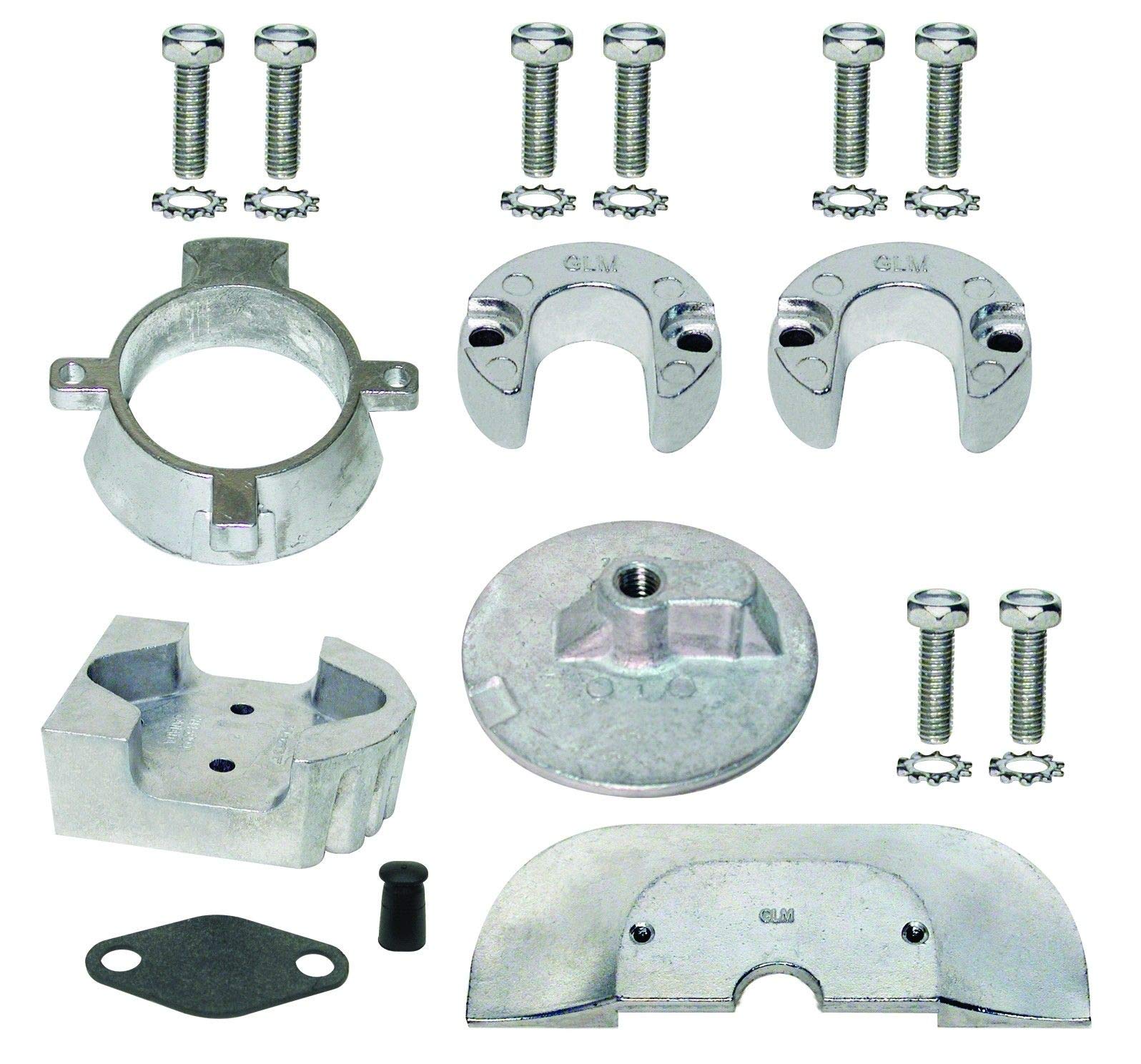 Aluminum Anode Kit Mercruiser Alpha 1 Gen 2 Zinc Salt Water Outdrive One Ii