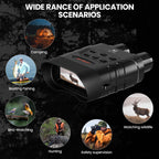 Night Vision Goggles,4K Infrared Night Vision Binoculars For Viewing In 100% Darkness With Hd Large Screen, 5X Digital Zoom & 7