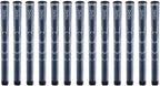 Winn Dri-Tac Midsize (+1/16 Inch) Navy Blue 13 Piece Golf Grip Bundle (