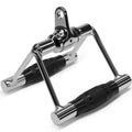 Yes4All Rubber Rotating Double D Row Handle Cable Attachment For Weight Workout, Cable Machine Accessories For Home Gym