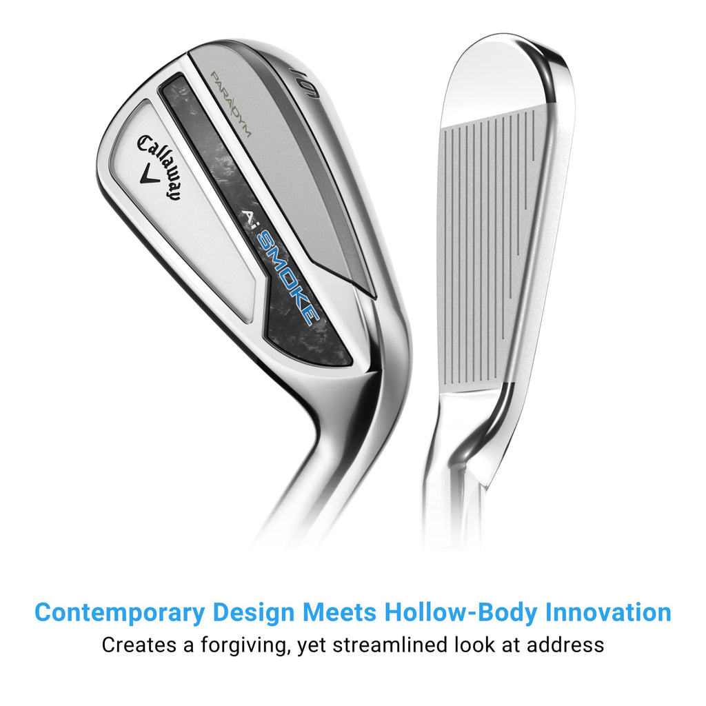 Callaway Golf Paradym Ai Smoke Individual Iron (Left Hand, Sand Wedge, Graphite, Light)
