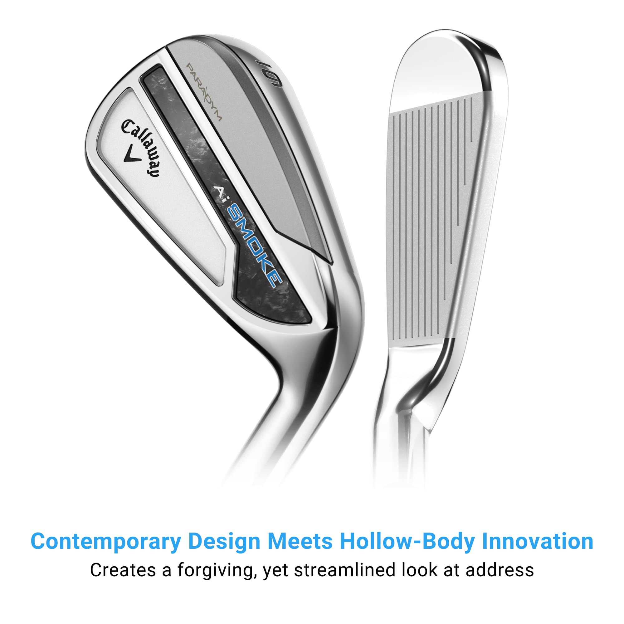 Callaway Golf Paradym Ai Smoke Individual Iron (Left Hand, Pitching Wedge, Graphite, Stiff)