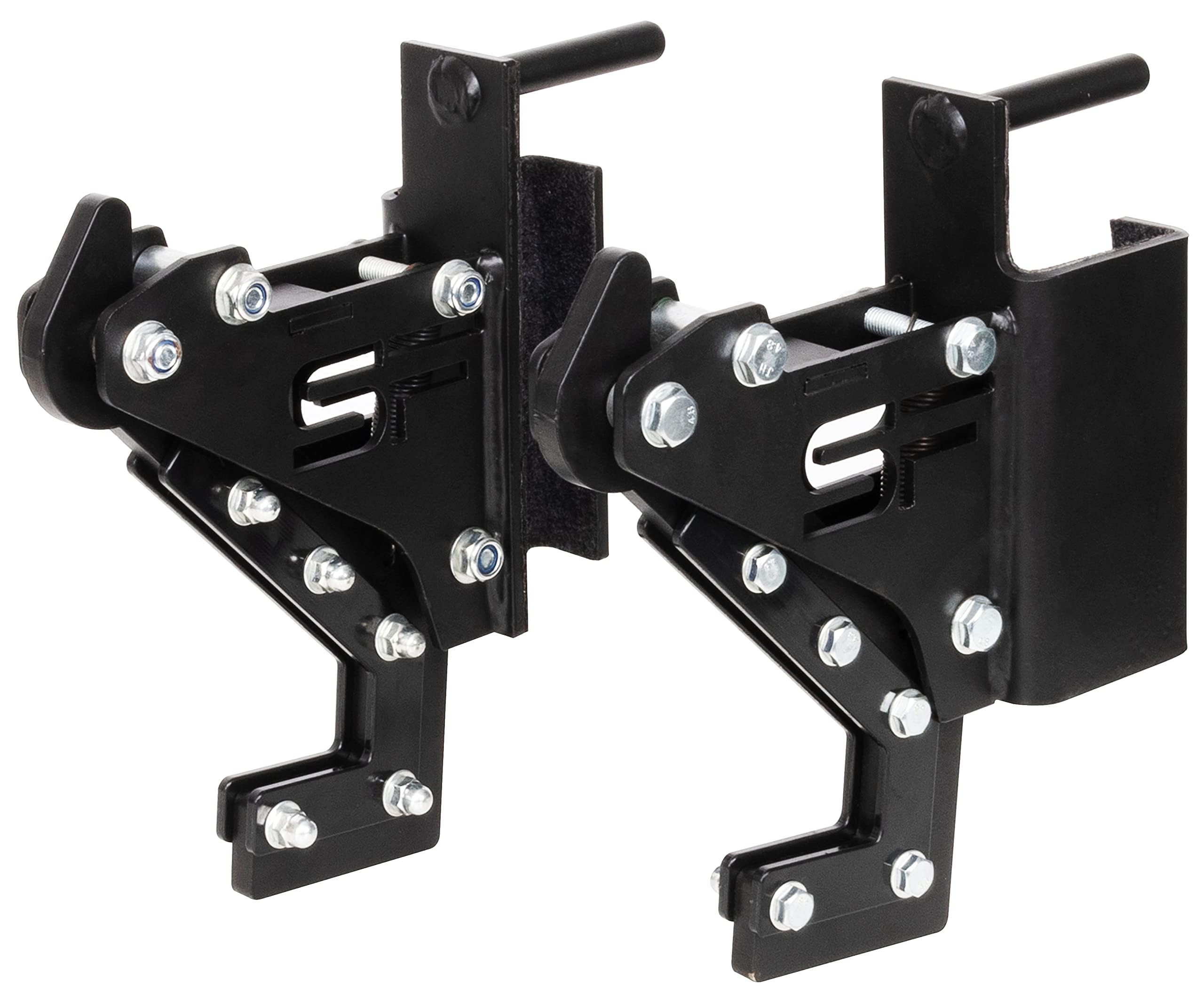 Fitvids Power Rack Barbell J-Hooks Attachments -Heavy Duty Barbell Holders Compatible with 3x3 Power Racks for Home Gym - Sports