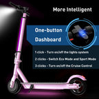 Hiboy Electric Scooter, 350W Peak Motor, 13 MPH, 10.6 Mile Range, Foldable, Lightweight, UL 2272 Certified, Dual Braking System,