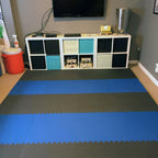Greatmats Home Sport And Play Interlocking Reversible Mat 3/4 Inch X 2X2 Ft. Black/Gray Case Of 10