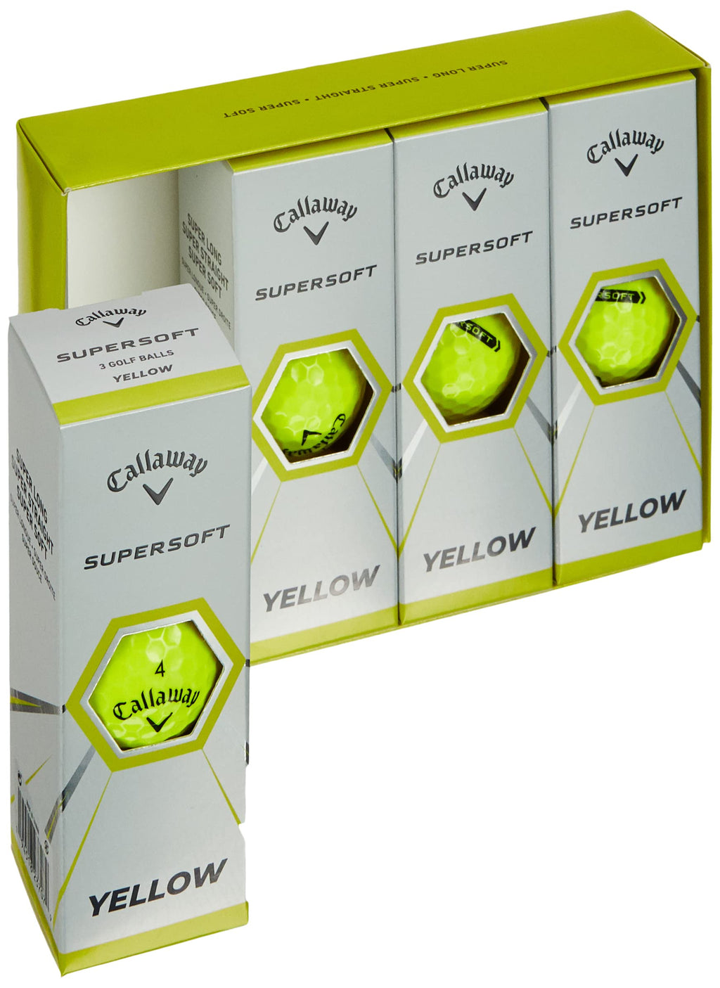 Callaway Golf Supersoft Golf Balls (Yellow), Prior Generation