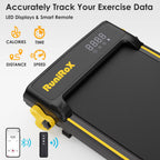 Runirox Walking Pad Treadmill With Incline, Under Desk Treadmills For Home Office, 3 In 1 Portable Treadmill With Remote Control