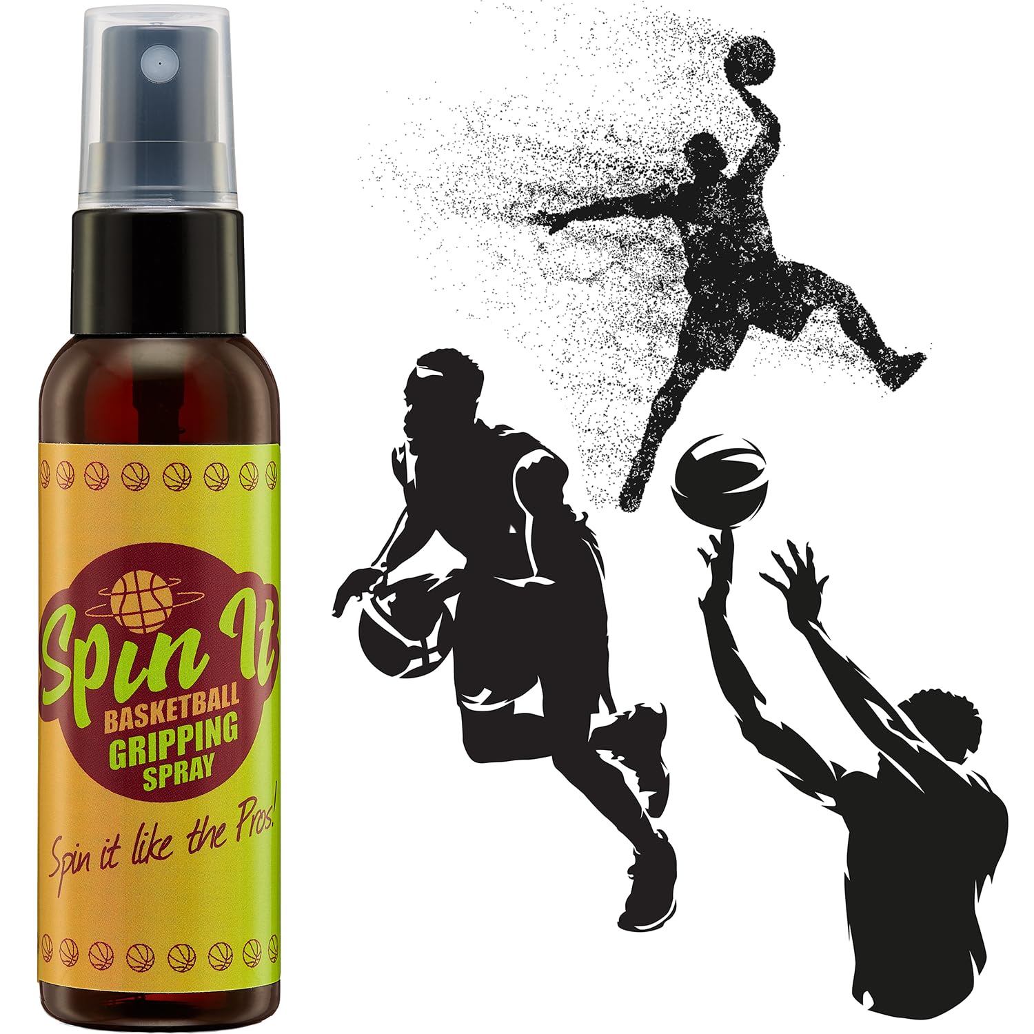 Spin-It Basketball Hand Grip Spray - Use With Your Basketball Dribble Trainer - Basketball Grip Powder Replacement - Part Of You