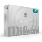 Wilson 2025 Duo Soft Nfl Golf Ball - 12 Balls, White, Miami Dolphins
