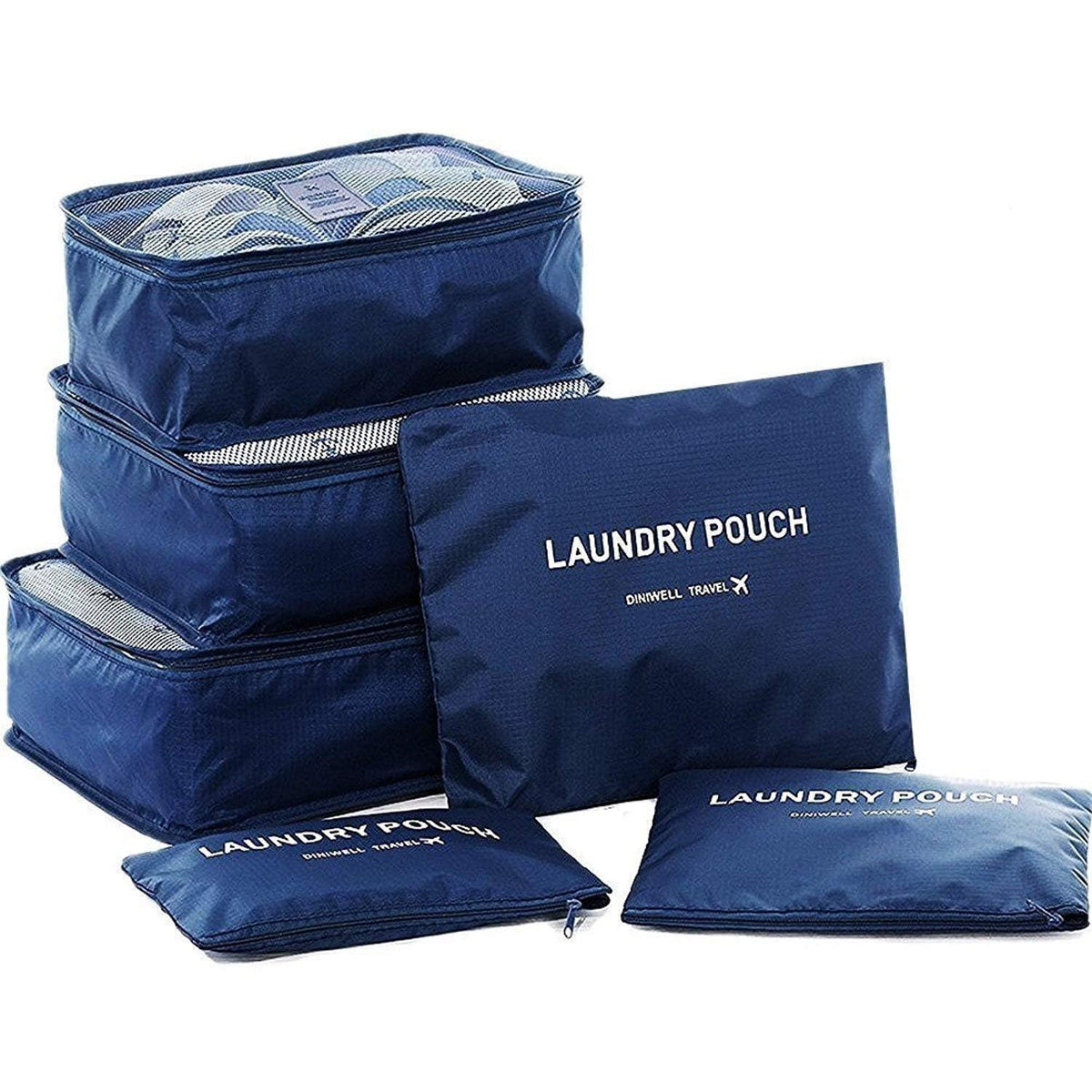Vroxy 6 In 1 MultiFunctional Secret Pouch Water Resistant Pouch Travel Set Organizer Undergarments & Cloth Storage Travelling L
