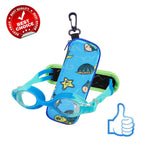 RUIGAO Kids Swim Goggles Age 2-6, Toddler Goggles No Hair Pull,UV Protection/Anti Fog/Padded HeadBand (1PK Kids -Blue & Blue)