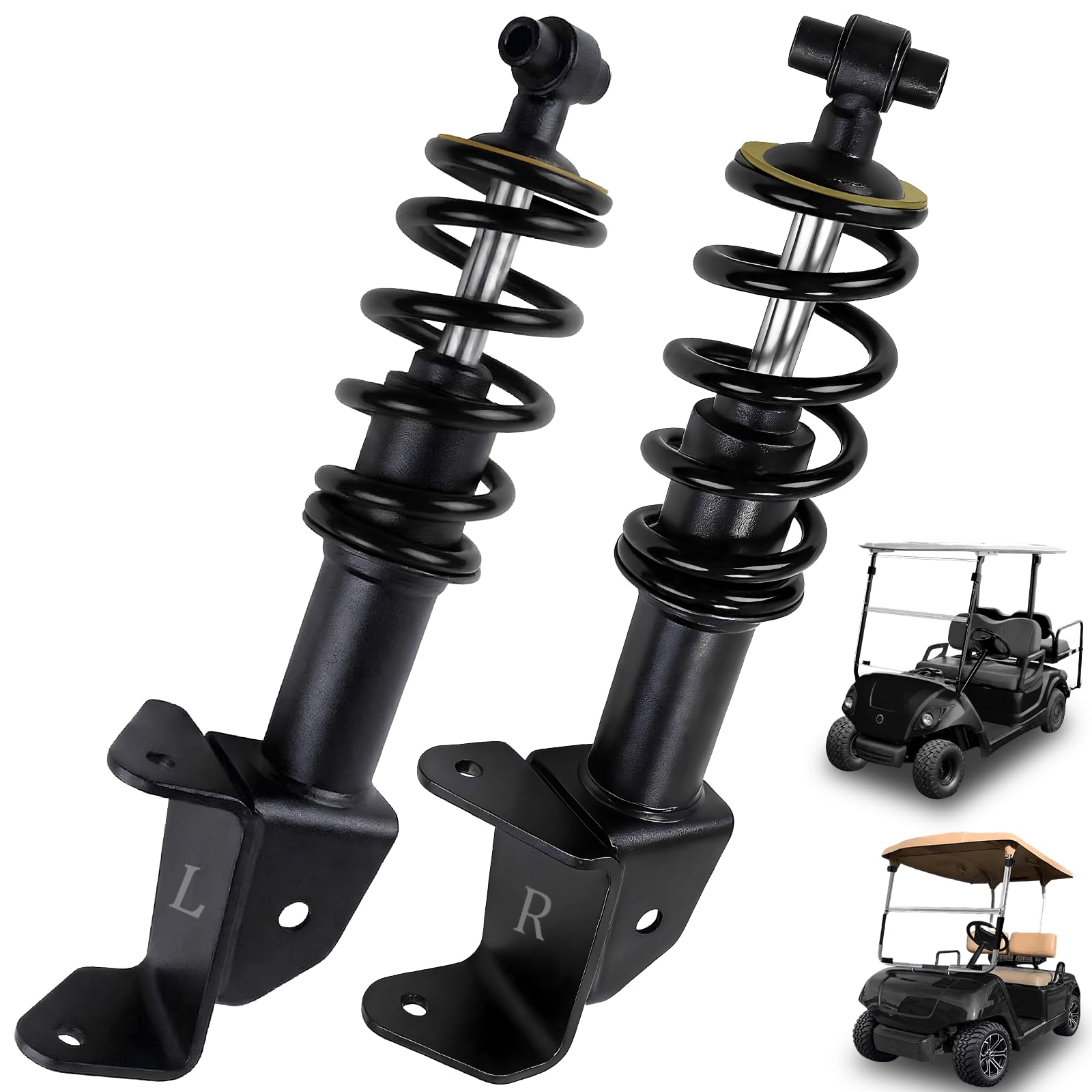 Cartalia Golf Cart Front Shock Absorber Heavy Duty with Springs for 2003-2016 Yamaha G22 G29 / Drive Gas & Electric, Replace #JU