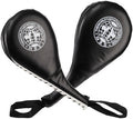 Nicunom 2 Pack Taekwondo Kick Pads, Durable Striking Pad Target Tkd Karate Martial Arts Strike Targets Kickboxing Training, Blac