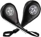 Nicunom 2 Pack Taekwondo Kick Pads, Durable Striking Pad Target Tkd Karate Martial Arts Strike Targets Kickboxing Training, Blac