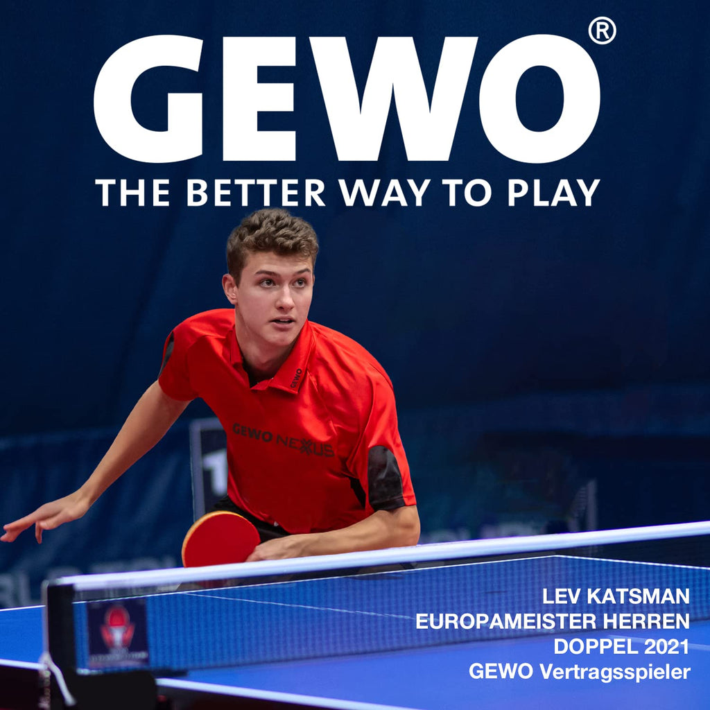 Gewo Cs Profi Table Tennis Net - Professional Table Tennis Net For Table Tennis Table - Solid Metal Set With Height Adjustment S