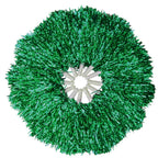 Baotongle 12 Pcs Cheerleading Squad Spirited Fun Poms Pompoms Cheer Costume Accessory For Party Dance Sports (Greens)