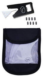 Ho Stevie! Frp Quad (4) Surfboard Fins - Stronger Than Regular Nylon Fins - Includes Fin Bag, Screws, Wax Comb And Fin Key (Whit