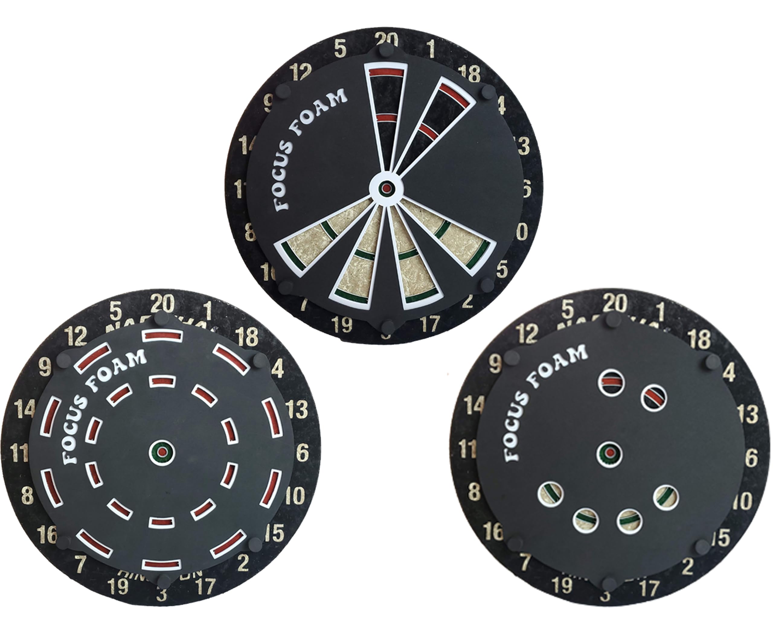 Focus Foam | Dart Trainer | Non Magnetic | 3 Pack