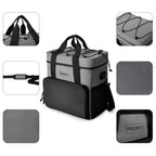 Tourit Cooler Bag 35-Can Insulated Soft Cooler Portable Cooler Bag 24L Lunch Coolers For Picnic, Beach, Work, Trip, Grey