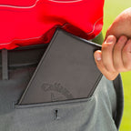 Callaway Leather Golf Scorecard Holder, Black, 7'' X 4.25''
