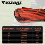 Vizari Matera Soccer Shin Guards | Lightweight Pp Shell | Foam Padded Backing | Youth Soccer Shin Guards | Soccer Equipments