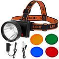 GearOZ 4W Dimmable LED Hunting Lights 25000 LUX(200LM) Hunting Headlamp IPX5 Waterproof Rechargeable Camping Hiking Fishing Brig