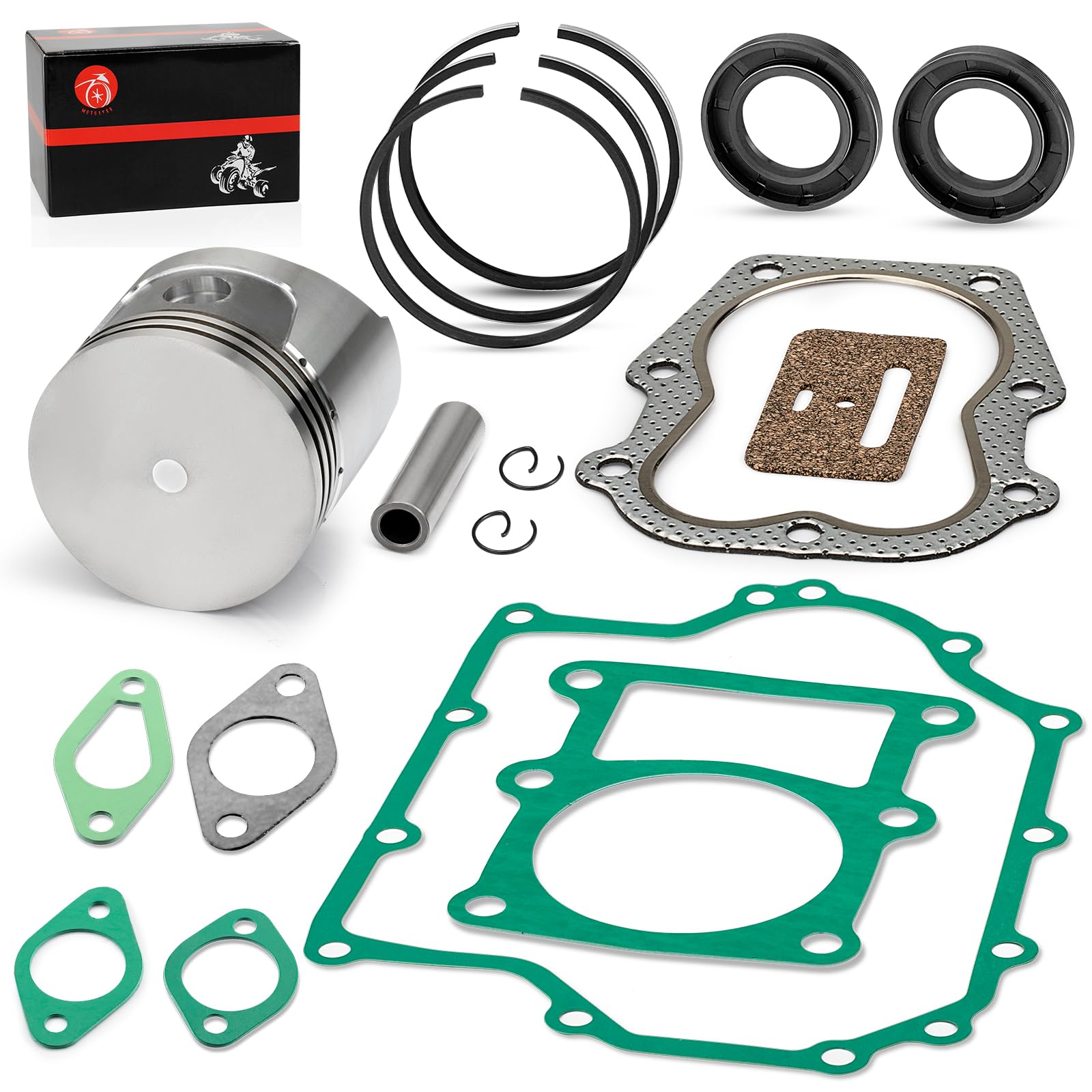 341Cc Engine Rebuild Kit Piston & Ring W/Gasket Std For Club Car Gas Golf Cart 1986-1991 1012515