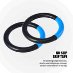 Zelus Gymnastic Rings, Exercise Olympic Rings With Adjustable Straps, Steel Buckles, Perfect For Workout, Strength Training, Pul