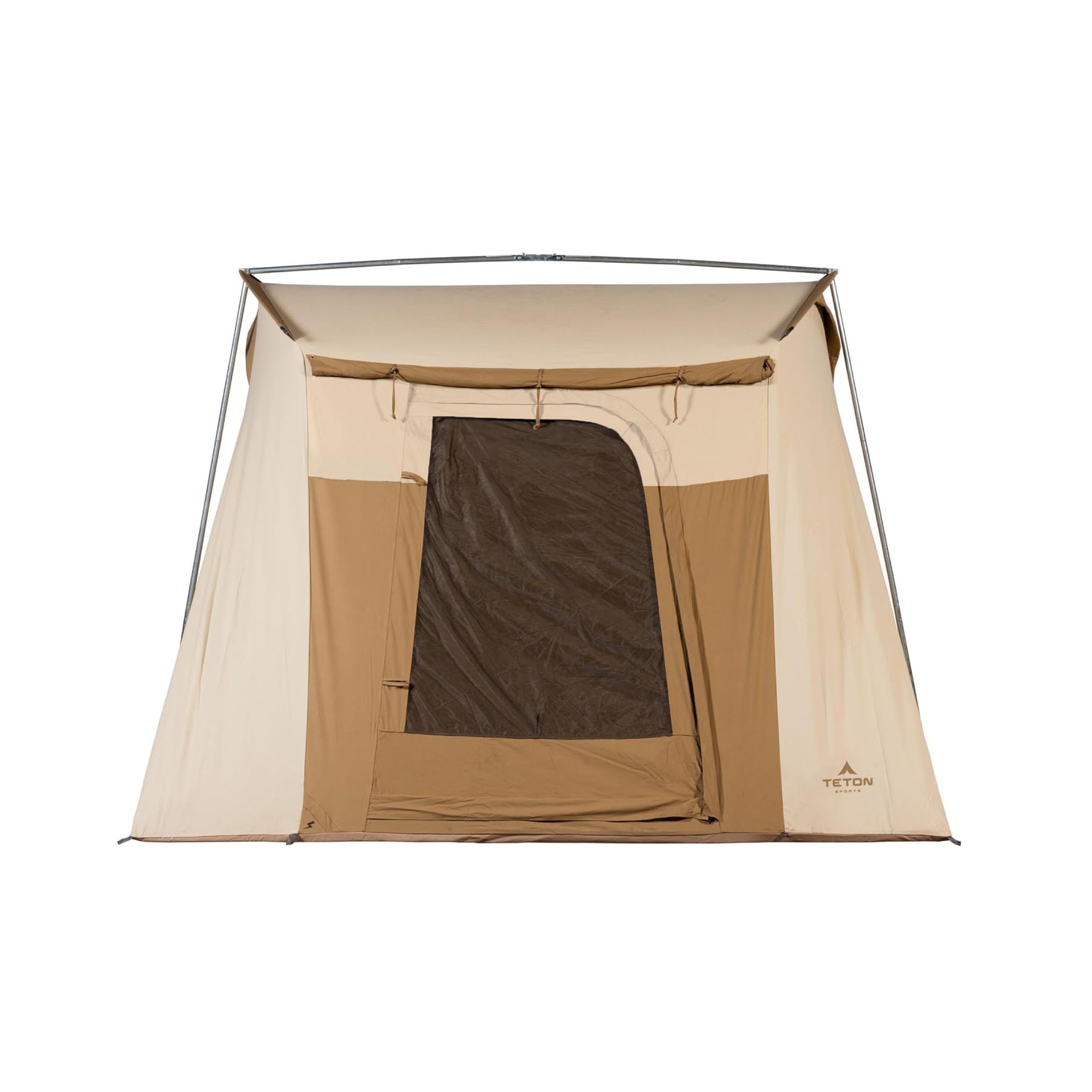 Teton Mesa 10 Canvas Tent; 6 Person Family Camping Tent, Room With A View