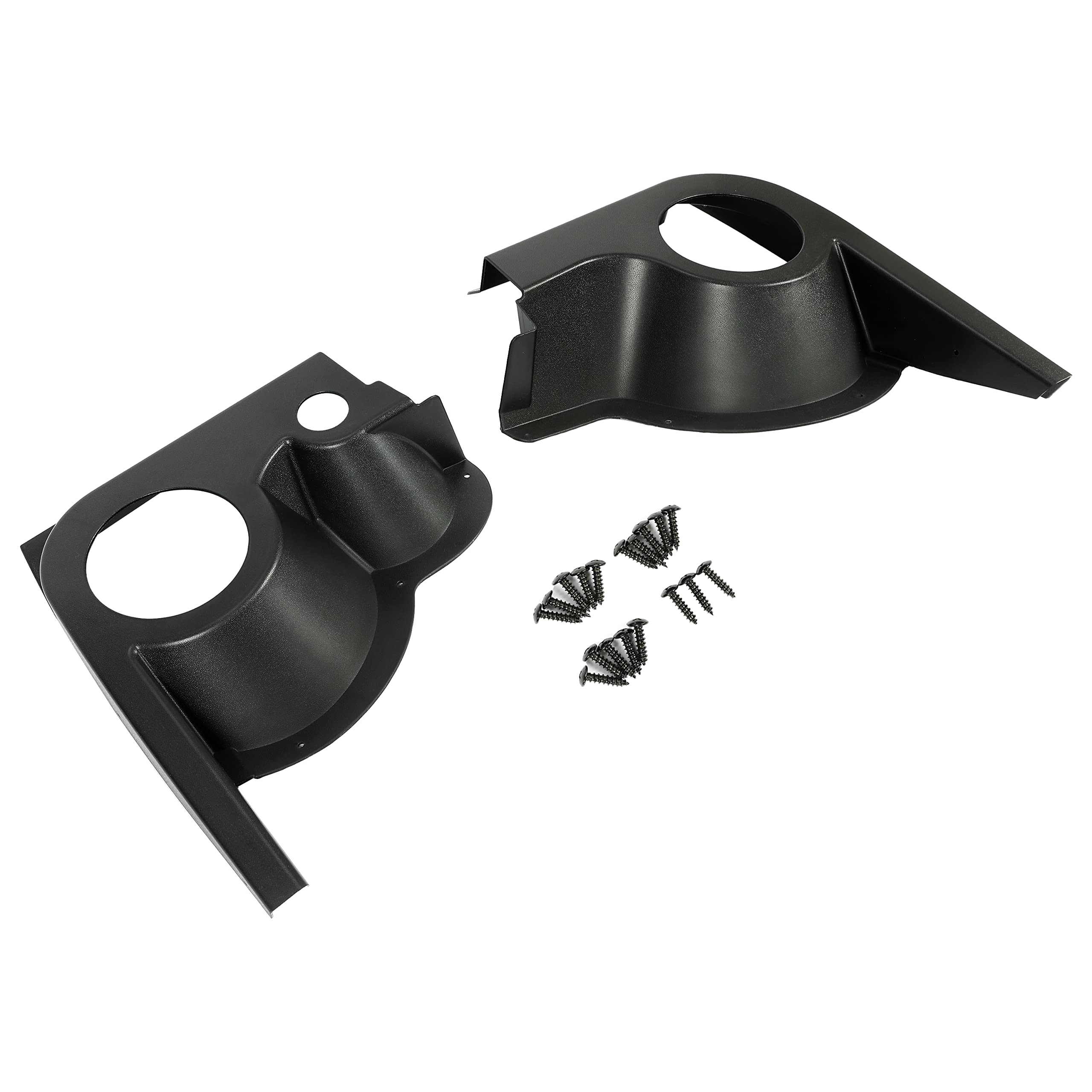 Hecasa Golf Cart Speaker Pod Kit Compatible With 1994+ Ezgo Txt Replacement For 627153 Plastic Black