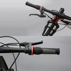 Topcabin 2X Short Mini Handlebar Bicycle Grips Fit Many Standard Bikes 90Mm Length (Black + Grey)