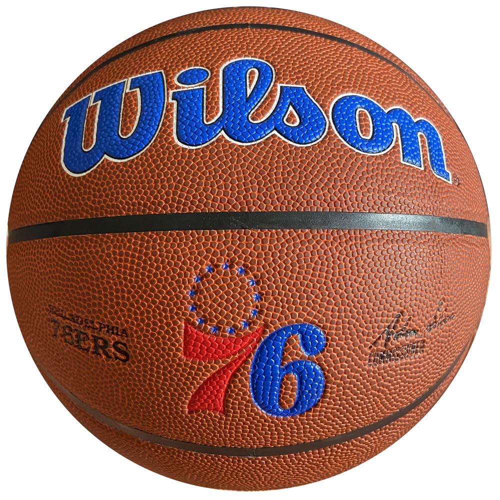 Wilson Nba Philadelphia 76Ers Size 7 Basketball - Purefeel Cover