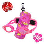 Ruigao Kids Swim Goggles Age 2-6, Toddler Goggles No Hair Pull,Child Goggles Padded Headband (1Pk - Pink)