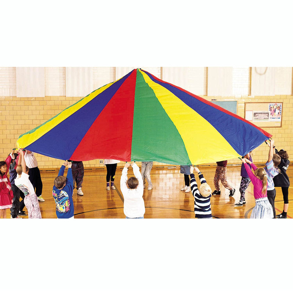 Dick Martin Sports Parachute With 16 Handles, 19' Diameter Grade Kindergarten To 1, 2.5'' Height, 12.5'' Wide, 16'' Length