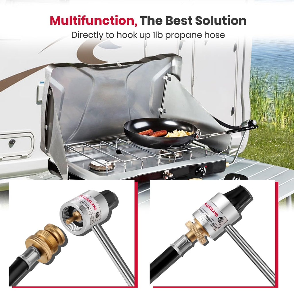 Gasland Gas Stove Regulator, Replacement Parts For Coleman Portable Propane Stoves With Gas Pressure Issues, Camping Stove Conne
