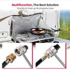 Gasland Gas Stove Regulator, Replacement Parts For Coleman Portable Propane Stoves With Gas Pressure Issues, Camping Stove Conne