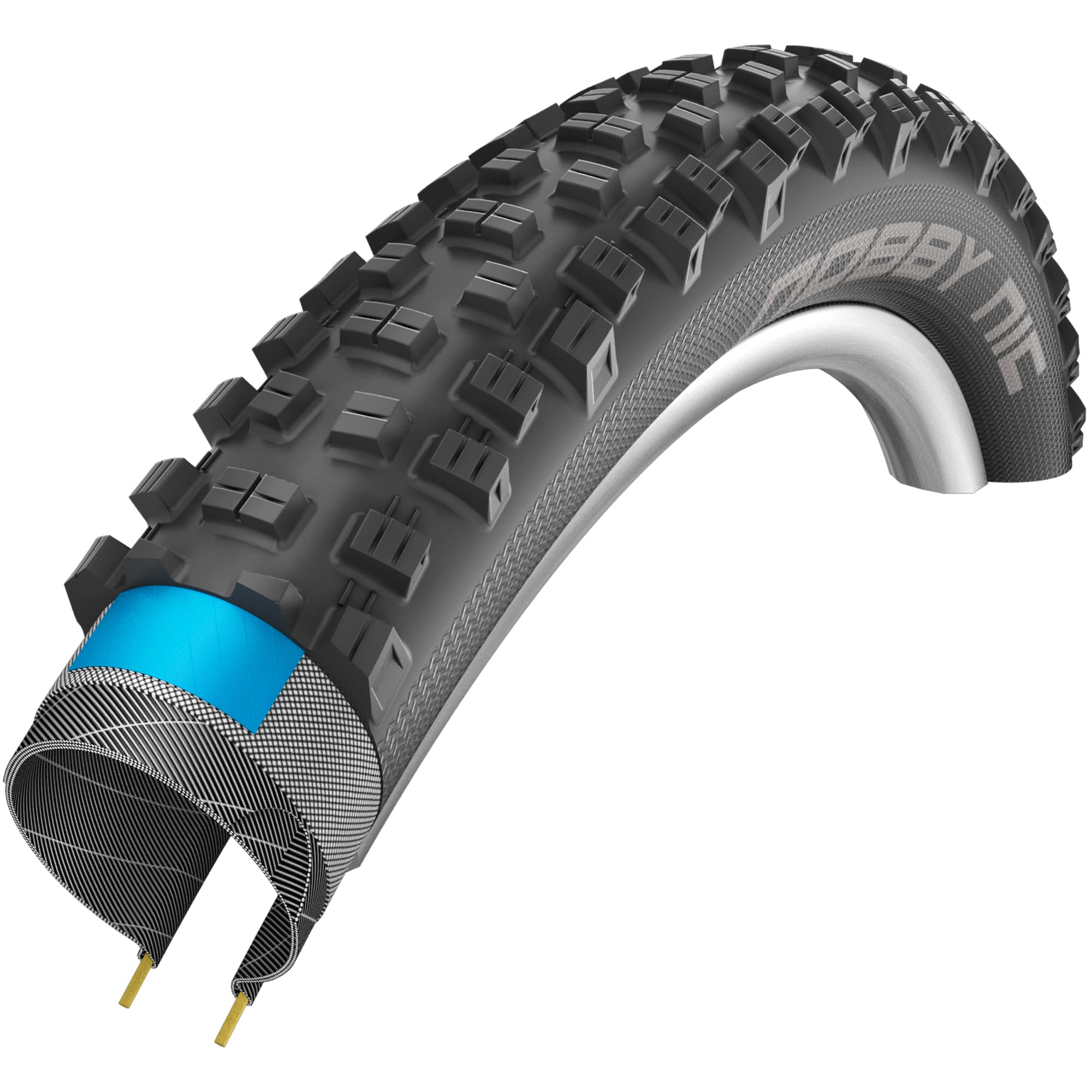 Schwalbe Nobby Nic, Pneumatici Per Bicicletta Unisex-Adulto, Nero, Taglia Unica