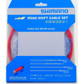 Shimano Dura-Ace R9100 Sp41 Polymer-Coated Derailleur Cable Set, Red