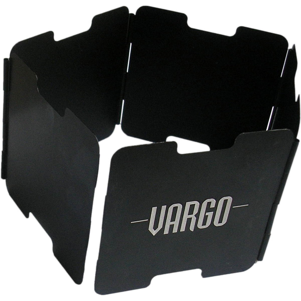 Vargo Aluminum Windscreen (Black) For Backpacking And Camping Stoves
