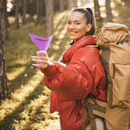 Hakday Urinal For Women, 4Pcs Female Urinal Pee Funnel Portable Urination Device For Camping Travel Hiking Gear Cool Gifts For W