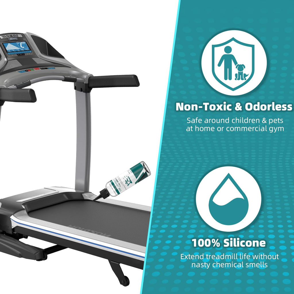 Treadmill Belt Lubricant, 100% Silicone Treadmill Lube High-Temperature Resistant Stable Non-Toxic Odorless Lubricant, With Appl