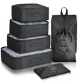 7 Pieces Travel Organizer Pouches/Packing Cubes/Travel Essentials For Women Luggage/Space Saver Bags For Clothes/Toiletry Kit/Un