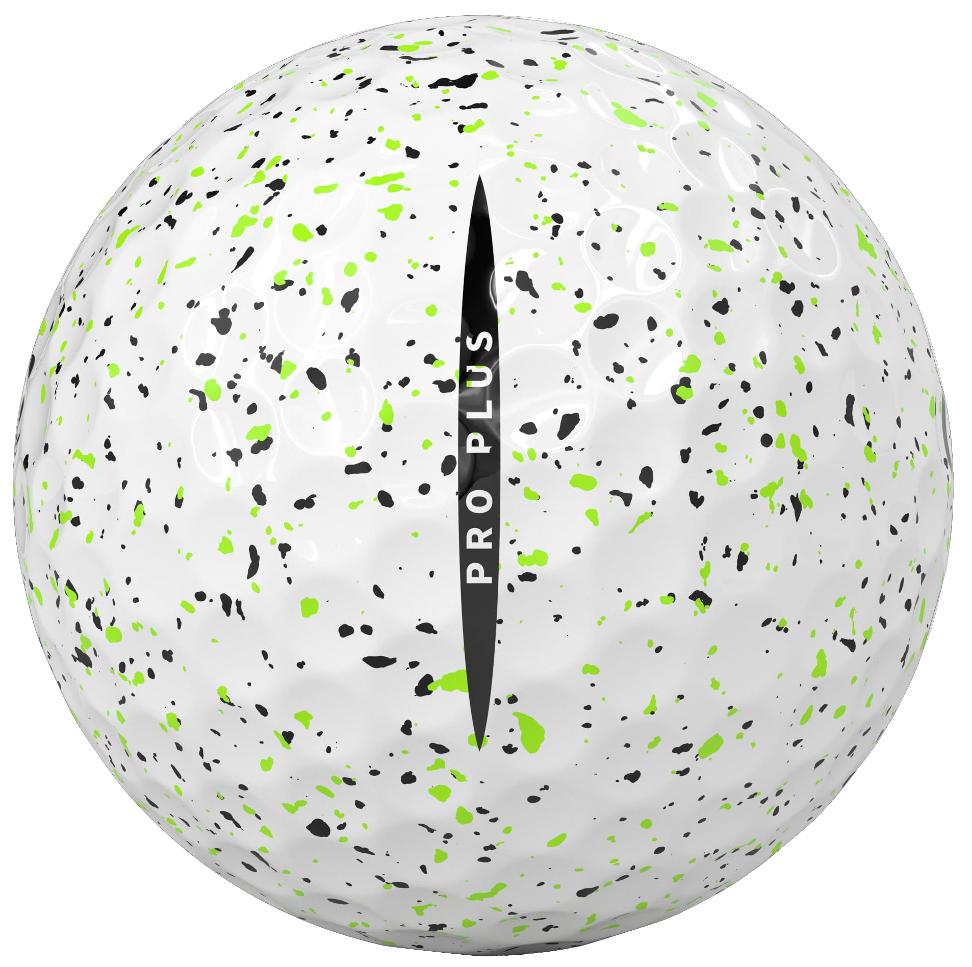 Vice Pro Plus Golf Balls (2025 Model) (Lime/Black Drip)