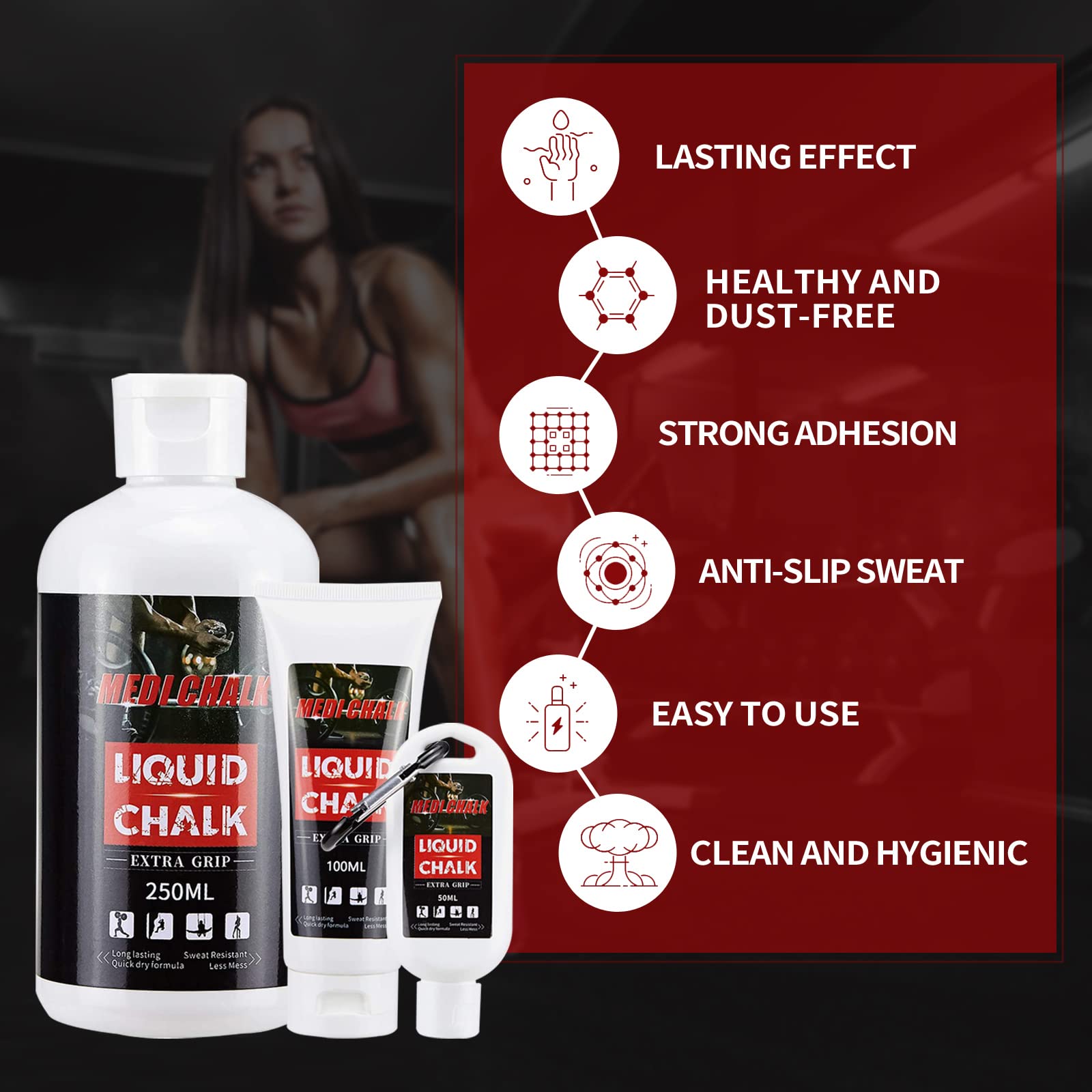 Togear Liquid Chalk Medichalk, Sports Chalk, Hand Grip Chalk,Weightlifting Chalk,Gym Chalk,Work Out Chalk For Cross Training, Po