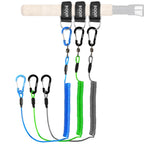 Booms Fishing T02 Fishing Pole Tether With 7.1'' Belt, Kayak Paddle Leash, Paddle Board Fishing Accessories, Heavy Duty Fishing