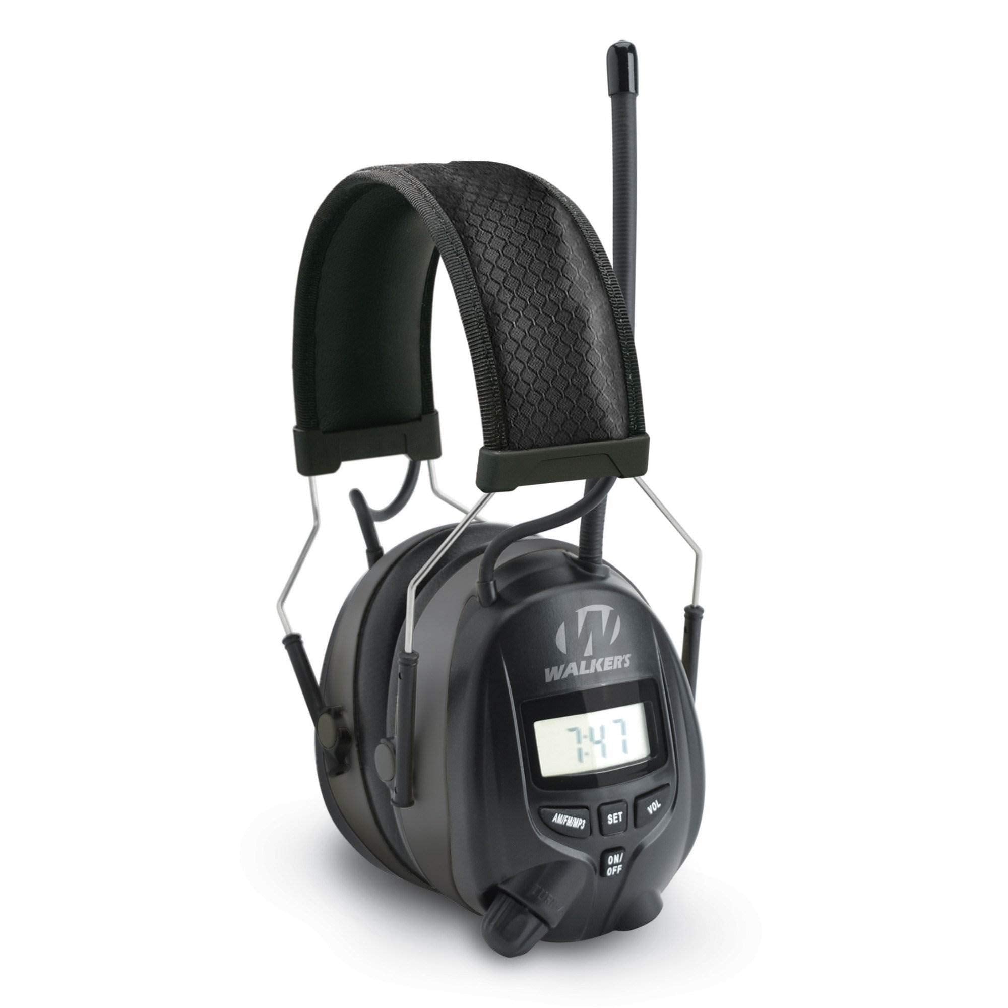 Walker'S Digital Am/Fm Radio Muff - 25Db Noise Reduction Rating Hunting Shooting Hearing Protection Electronic Earmuffs W/ Radio