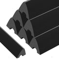 Syhood Set of 6 K66 Rubber Bumpers Pool Table Bumpers Replacement Pool Table Rail Cushions 8 Foot Billiard Rail Rubber Cushions 